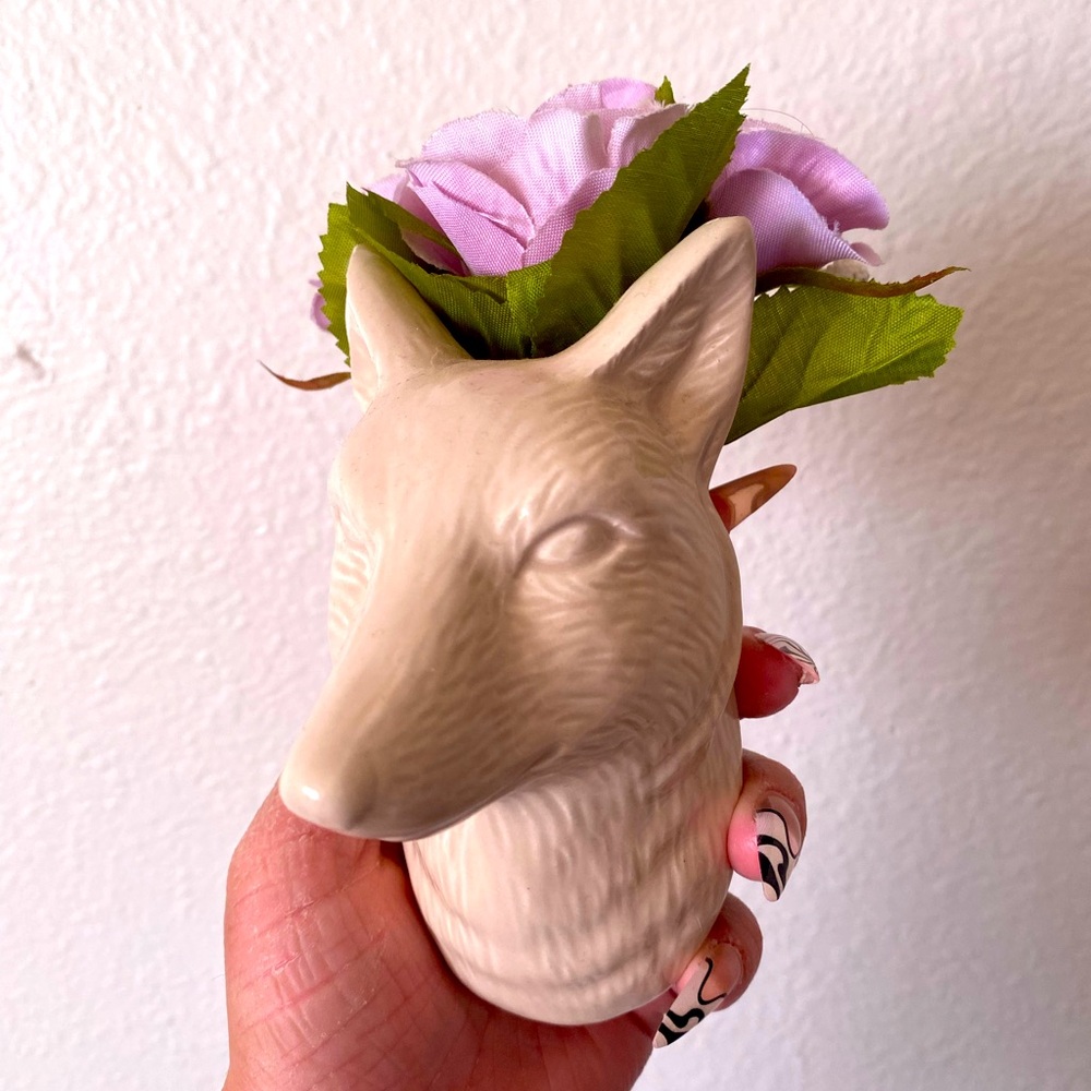 Floral Fox Bust